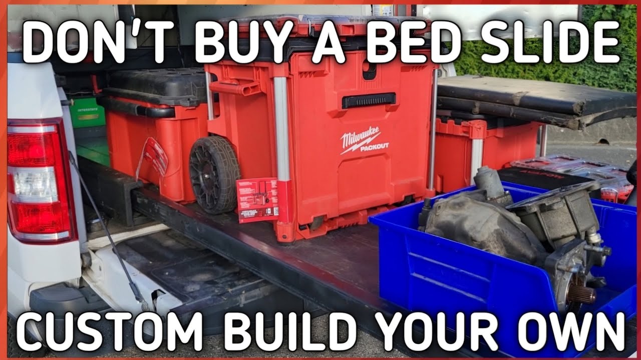 Don't Buy A Truck Bed Slide For Your Milwaukee Packout! How To Custom Build Your Own.