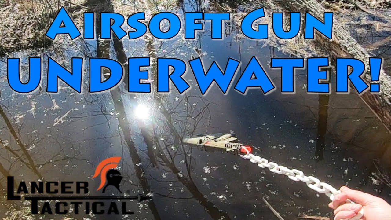 Throwing A Lancer Tactical In A Pond! (And Testing It In Some Airsoft Gameplay!)