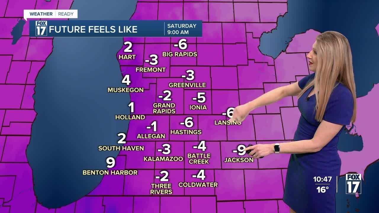 Friday night forecast: frigid wind chills, cold weekend