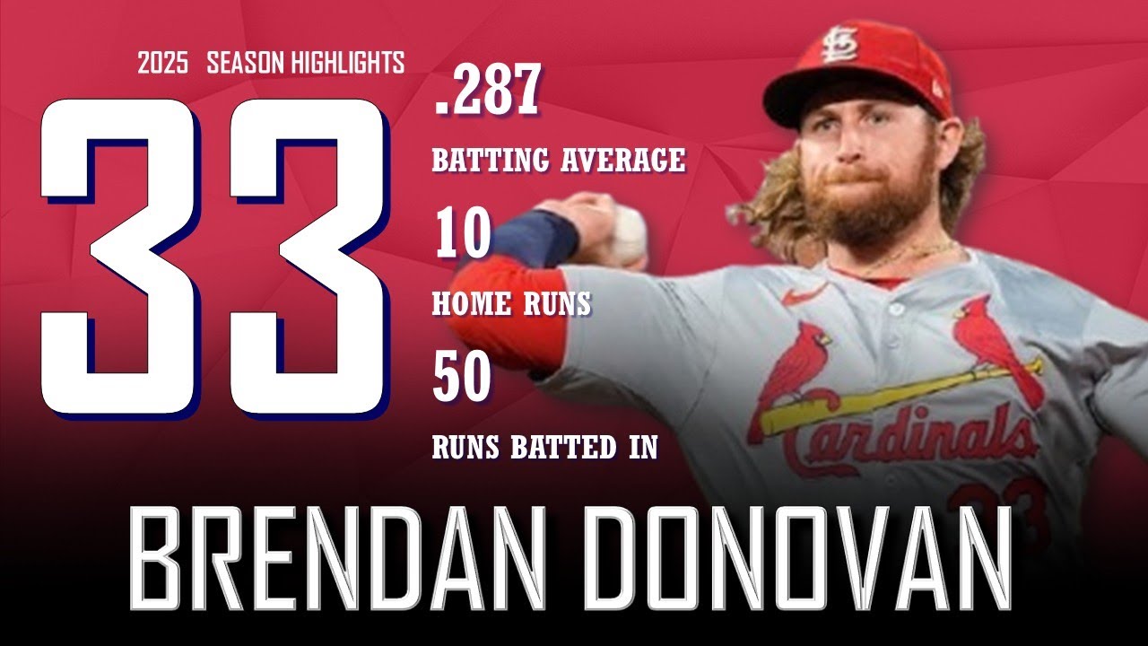 Brendan Donovan || 2025 St Louis Cardinals Highlights