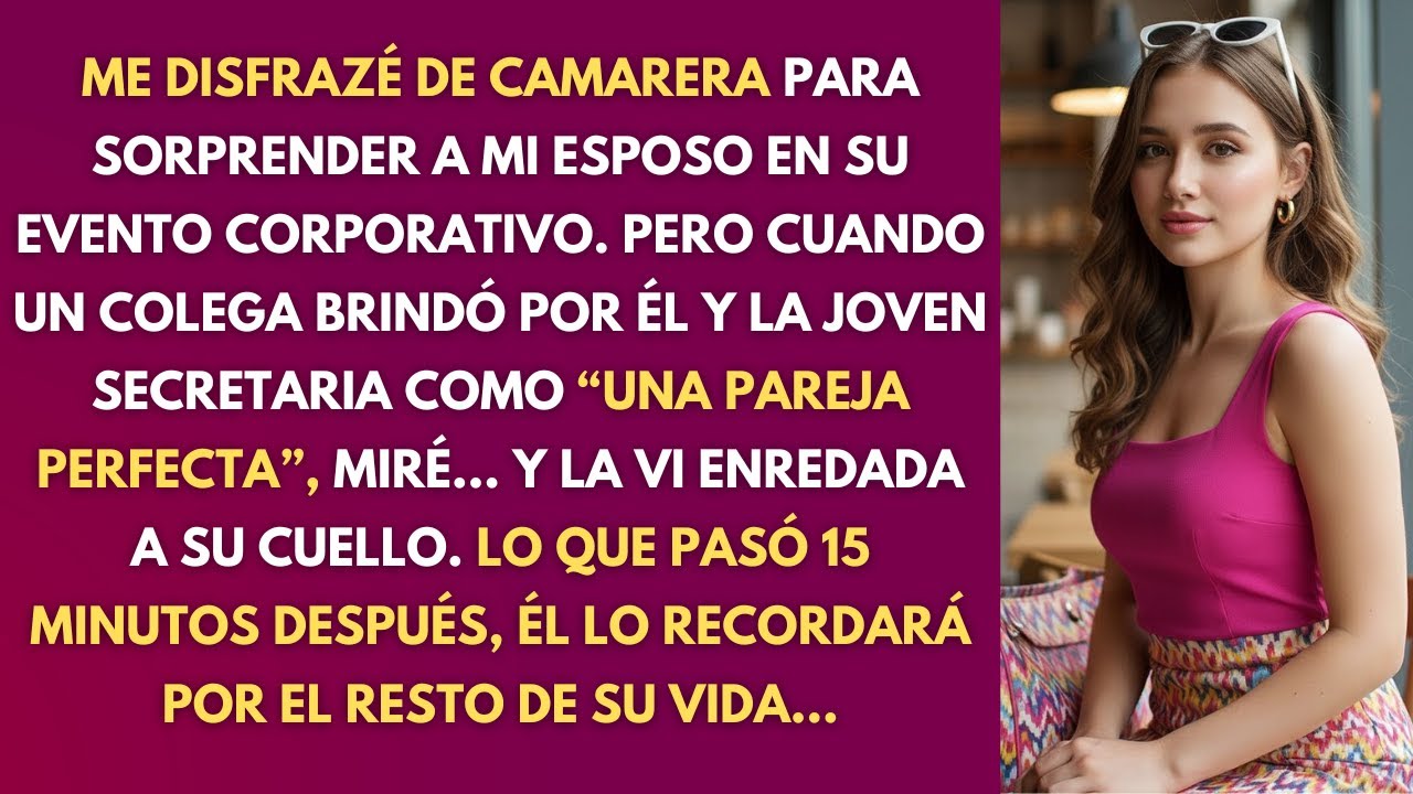 Preparé Una Sorpresa Para Mi Esposo Y Me Disfracé De Camarera En Su Evento Corporativo—Pero…