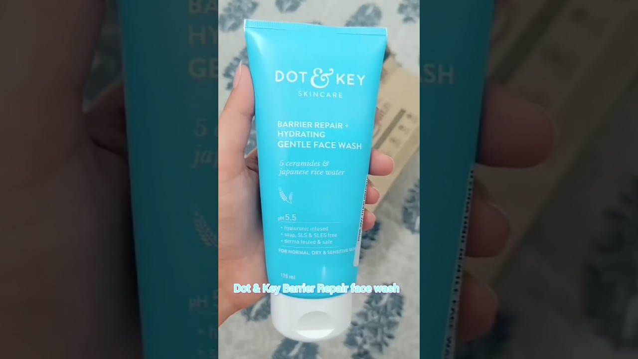 Dot & key Barrier Repair face wash Review 🫧| 
