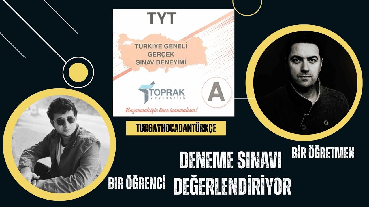 TOPRAK yay TG TYT DENEME SINAVI ANALİZİ