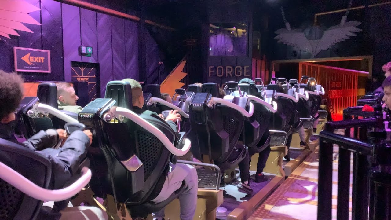 Hyperia Dispatch and Return (Night) | 4K | Fright Nights 2025 | Thorpe Park