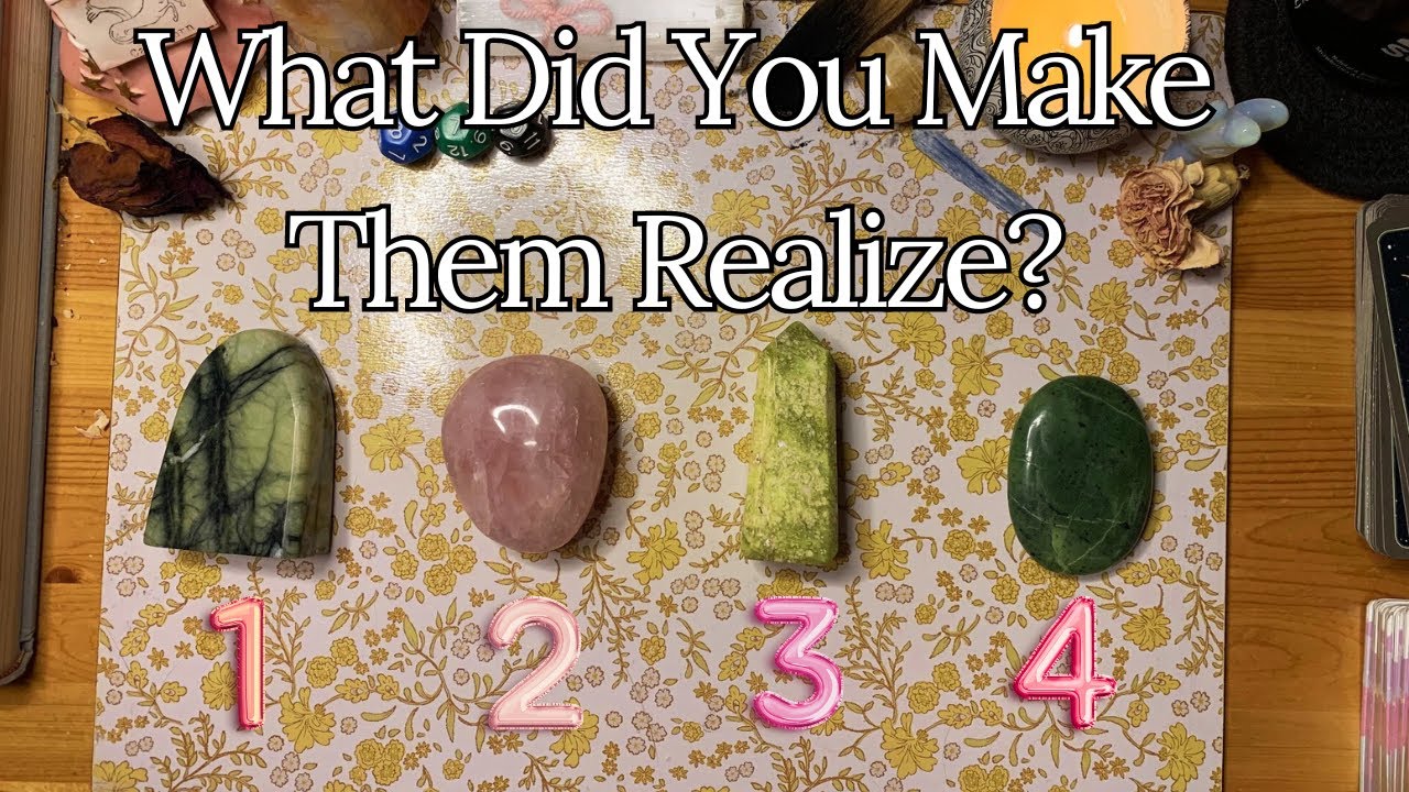 What Did you Make Them Realize? Collab w/ @tarotyogivinit    Pick a Card