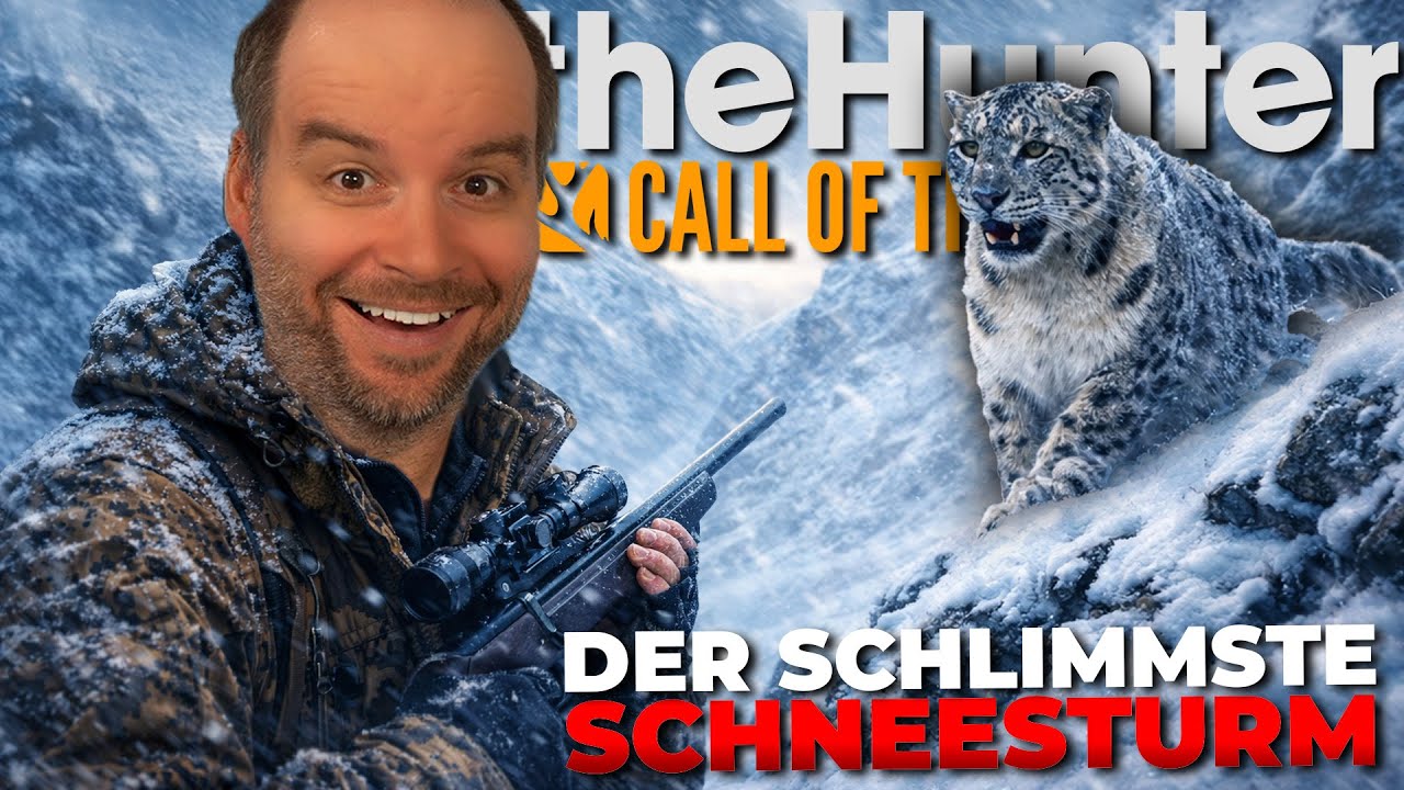 Der SCHLIMMSTE SCHNEESTURM in theHunter... von Schneehase bis Schneeleopard… schaffe ich es? 👀❄️