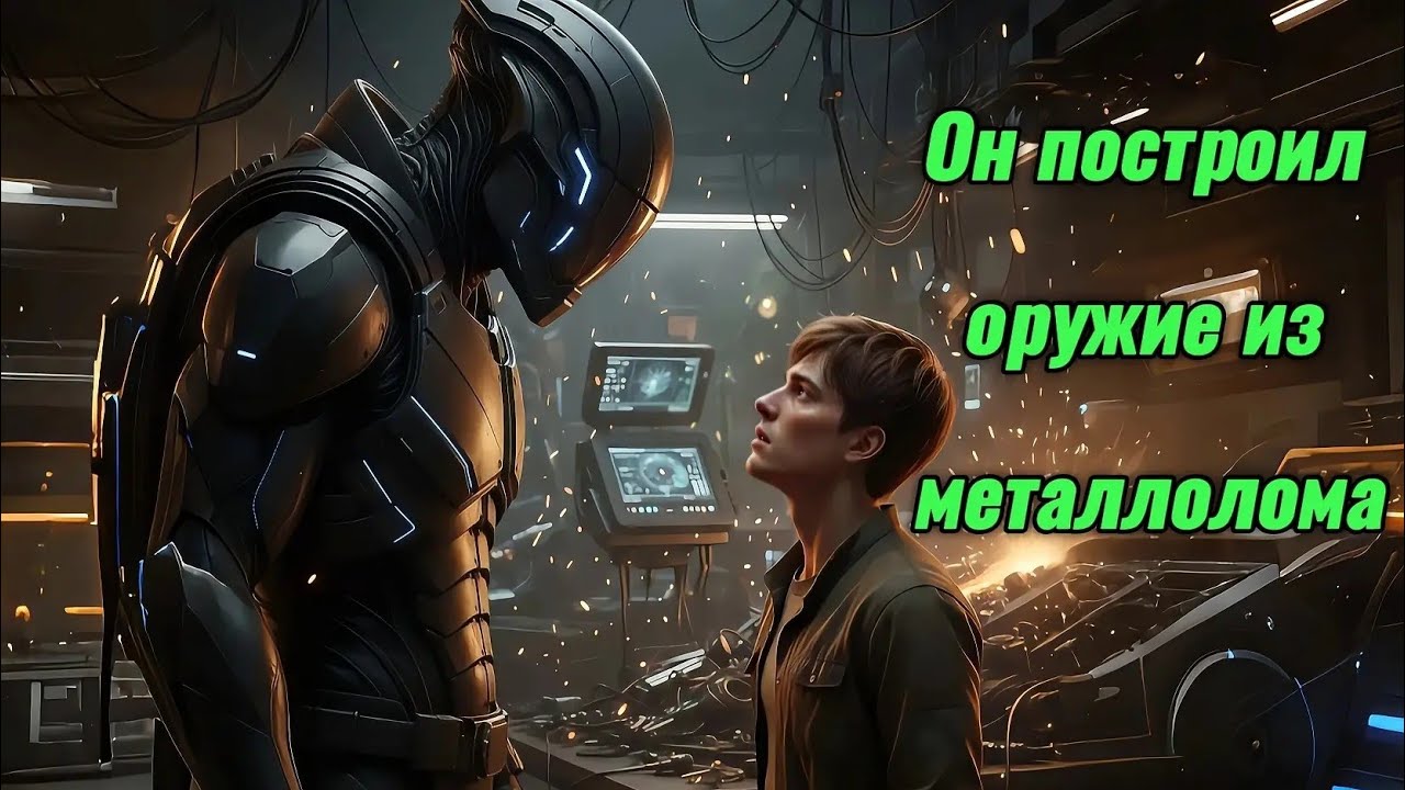 Они высмеяли студента-человека… пока он не собрал оружие из металлолома | HFY Sci-fi Story 