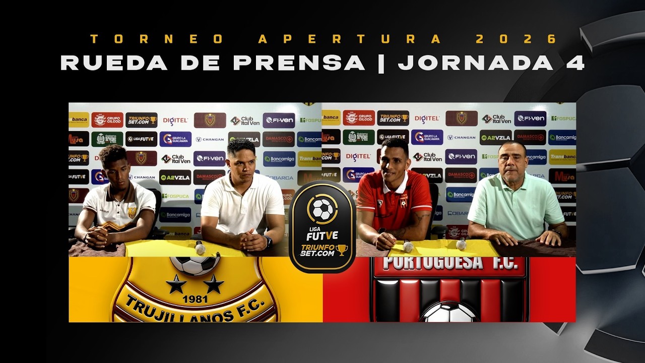 Rueda de prensa pospartido | Trujillanos - Portuguesa | Liga FUTVE Triunfobet