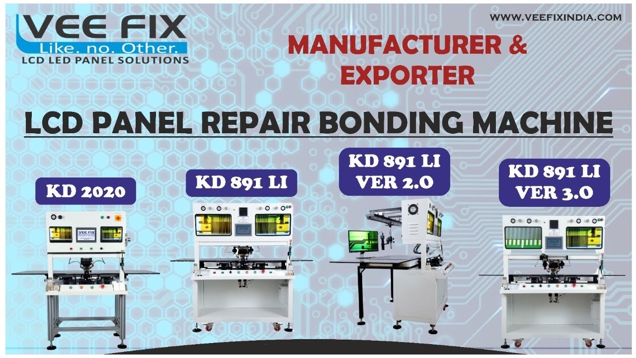 LCD TV Panel Repair ACF COF IC Bonding Machine