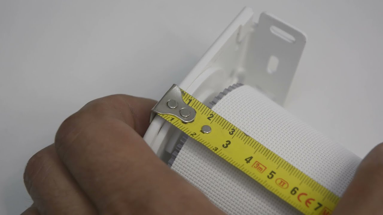 Cómo recortar y reacondicionar un estor sistema Excellence tubo 43mm