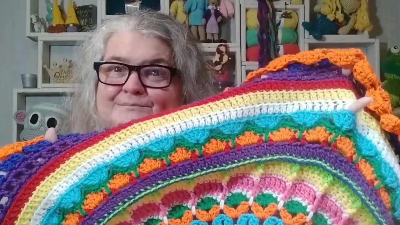 Crochet Mandala Blanket Week 6
