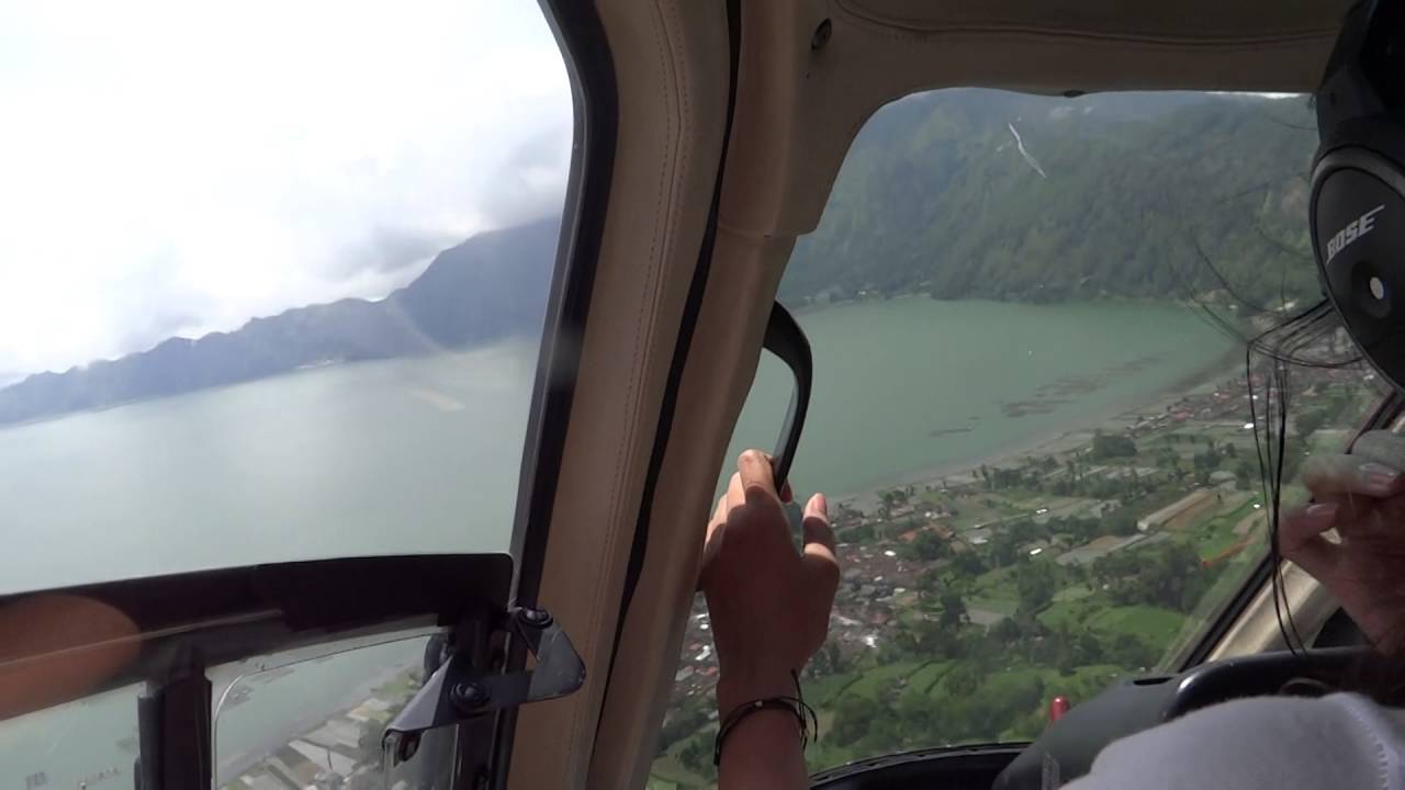 Helicopter Ride over Volcano and lake BALI ADVENTURE TOURS