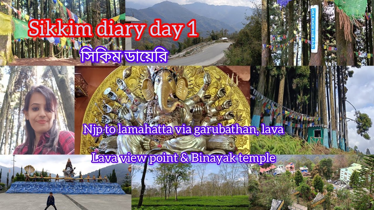 sikkimdiary day1(part1)Njp to aritar roadtrip. Lava view point.Binayak temple east sikkim#eastsikkim