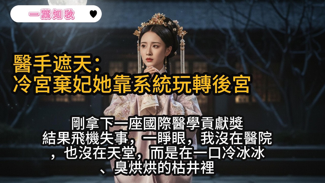 滿級神醫影后」穿越，帶著「毒舌系統」在後宮大搞「醫患關係」與「火葬場」的爽文 #小說 #重生 #穿越 #系統