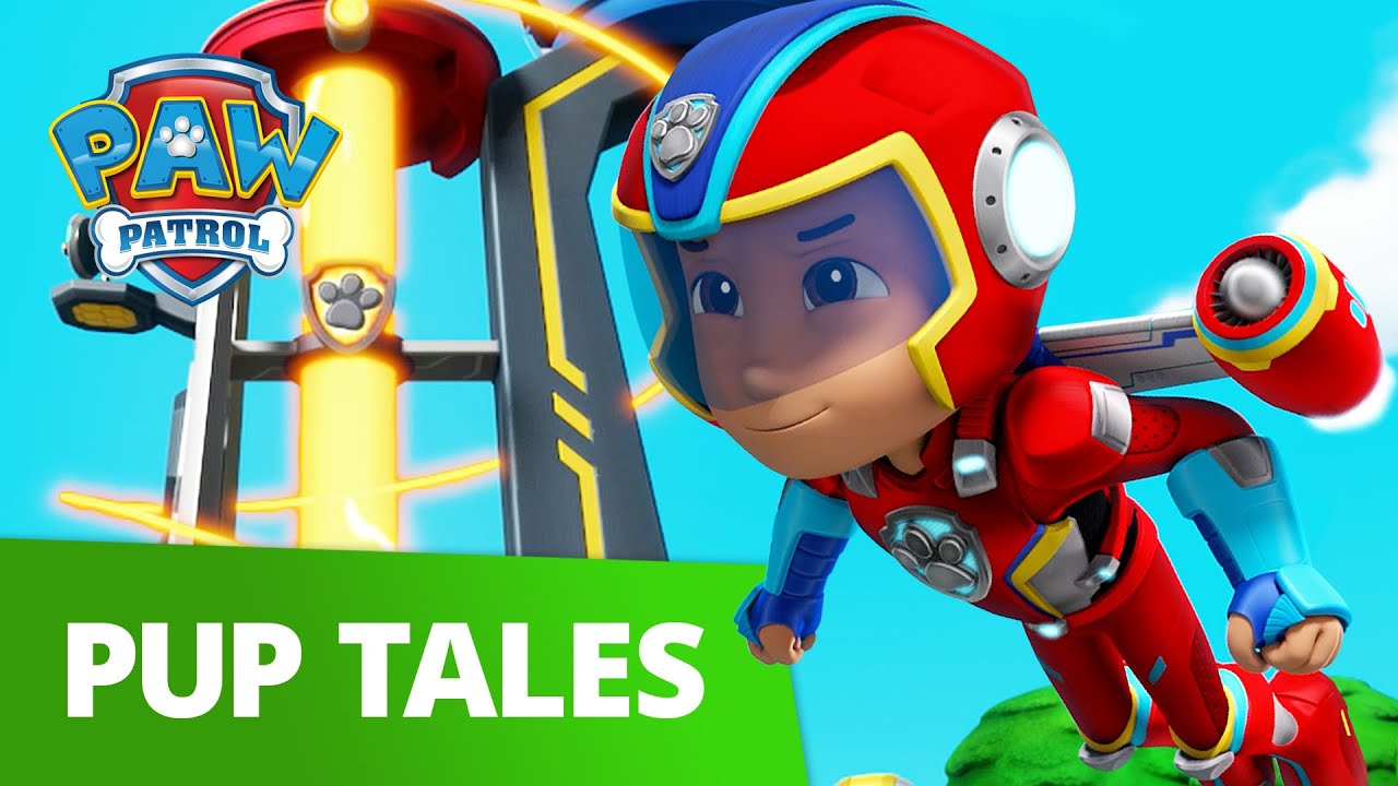 PAW Patrol Mighty Pups Charged Up Save Cap&rsquo;n Turbot From a Volcano - PAW Patrol Official & Friends!