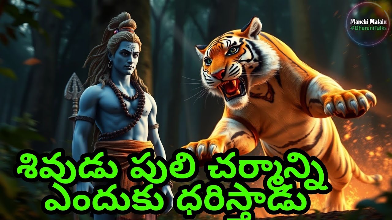 Why Lord Shiva Wears Tiger Skin | Spiritual Meaning | శివుడు ఎందుకు పులి చర్మాన్ని ధరించాడో తెలుసా?