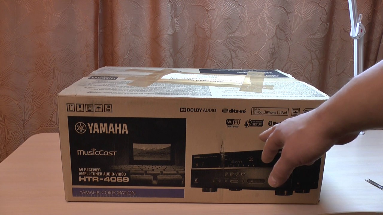 Распаковка AV receiver YAMAHA HTR-4069