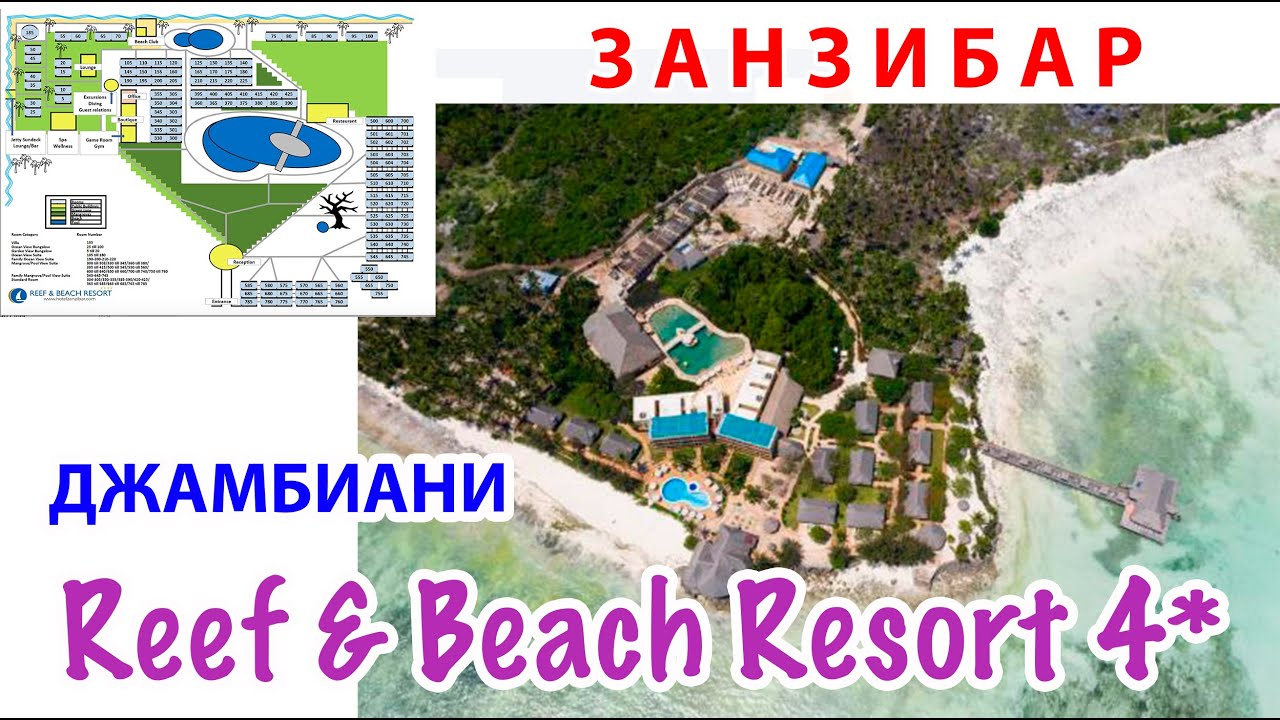 Reef & Beach Resort 4* (Джамбиани, Занзибар). Фрагмент из урока № 3 курса 