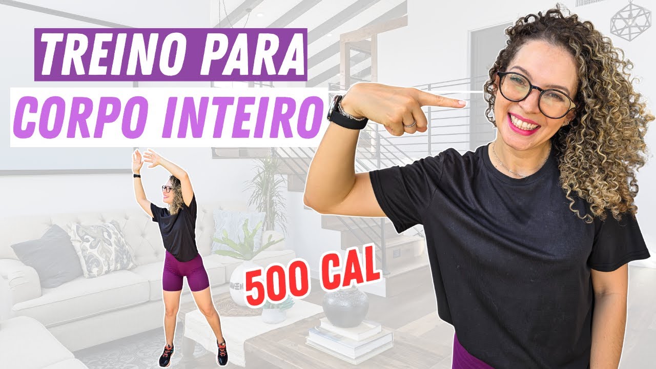 FAÇA POR 7 DIAS o melhor treino para o CORPO INTEIRO | Treino em casa para todas as idades
