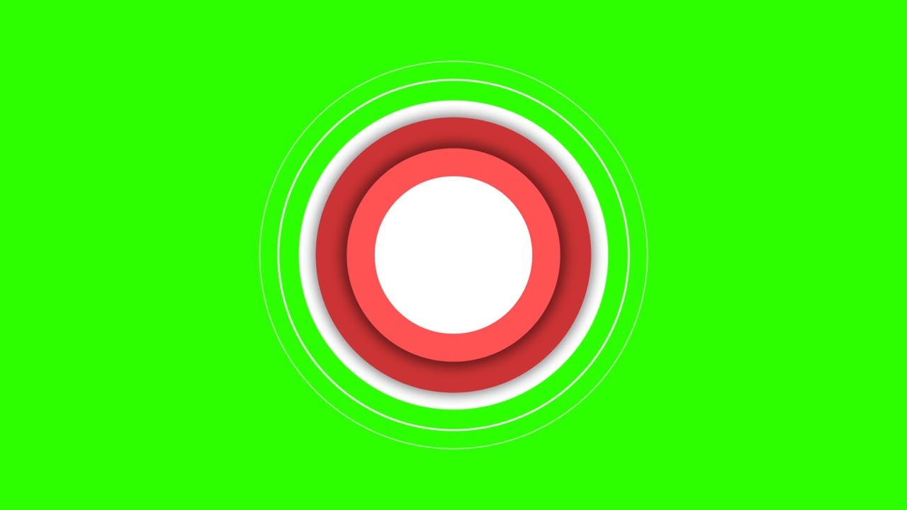 Animated Circles #1 / Green Screen - Chroma Key