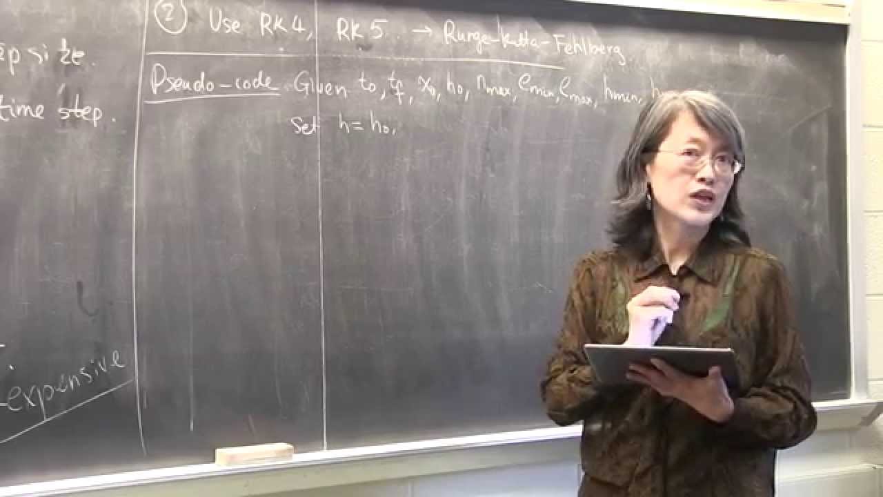 CMPSC/Math 451. April 8, 2015. Runge-Kutta methods. Adaptive RK45. Wen Shen