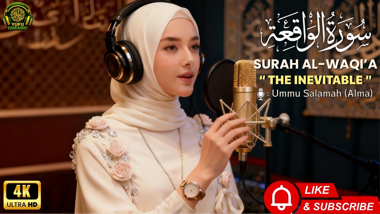 Surah Al-Waqi’ah (Full) | Beautiful Recitation of Abundance to Ease the Heart and Mind