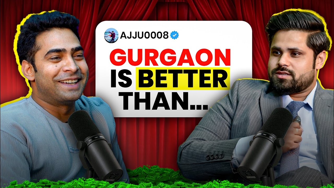 How This YouTuber Is Making Crores from Gurgaon Real Estate! Ft. @Ajju0008YT