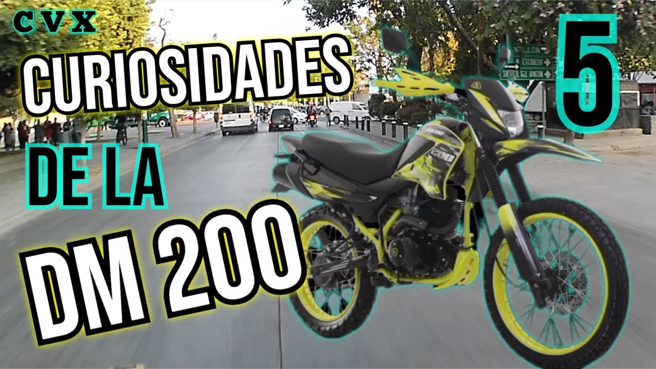 🔥 5 CURIOSIDADES de la Italika DM 200
