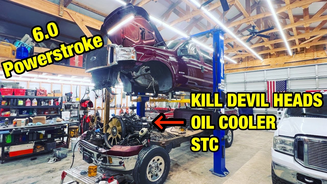 6.0 Powestroke KDD heads, oil cooler, STC.....