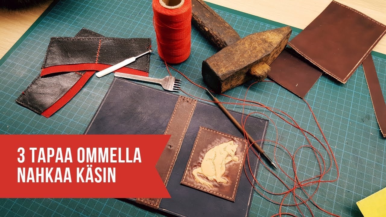 Kolme tapaa ommella nahkaa käsin