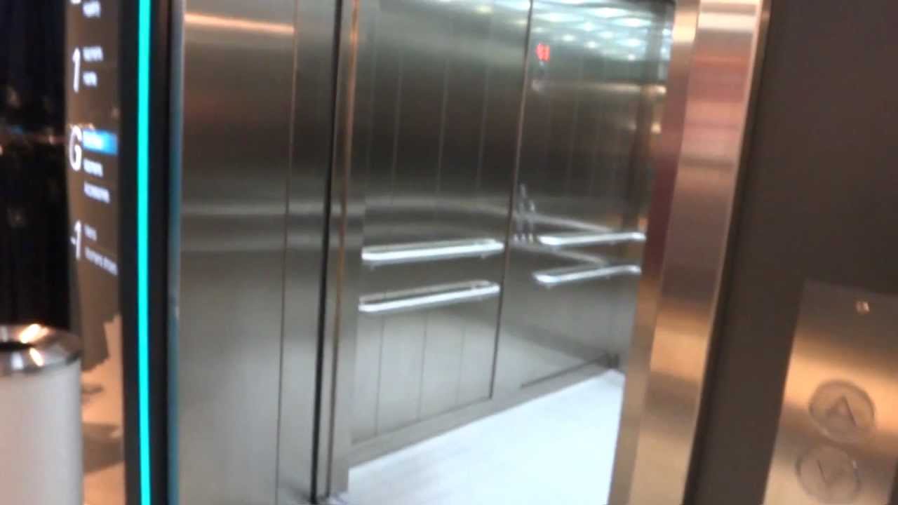 Kone Ecodisc elevator at Primark, Rose Street, Edinburgh