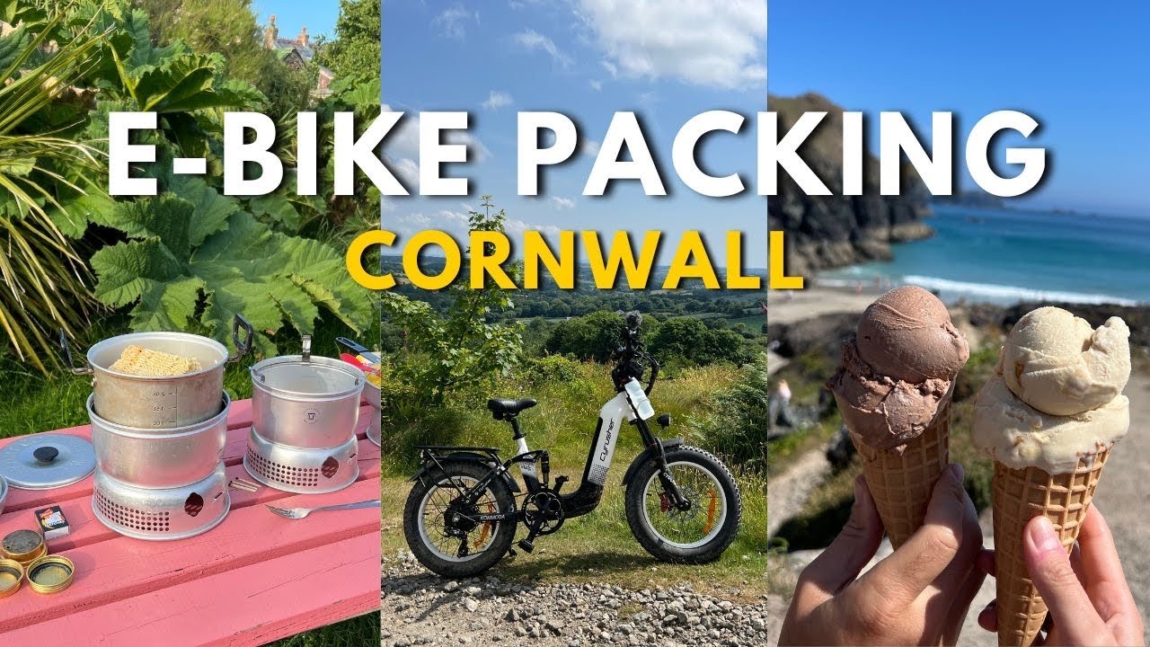 WILL OUR E-BIKE BATTERIES LAST?! - Cornwall Bikepacking Challenge