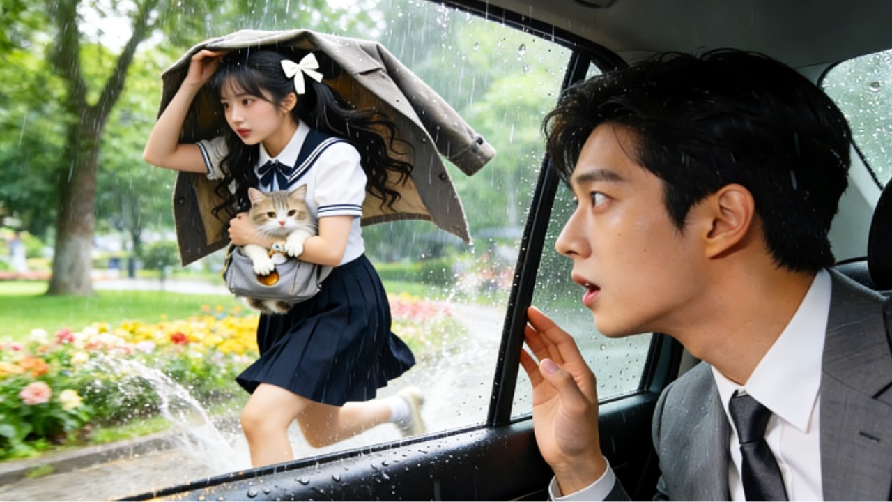 Muak pada pewaris sombong, CEO tersentuh gadis yang melindungi anak kucing di tengah hujan!