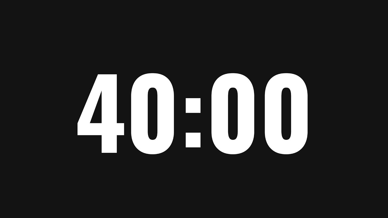 Таймер 40 Минут