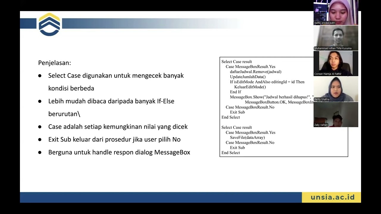 Presentasi UAS Pemrograman Visual - Aplikasi Desktop