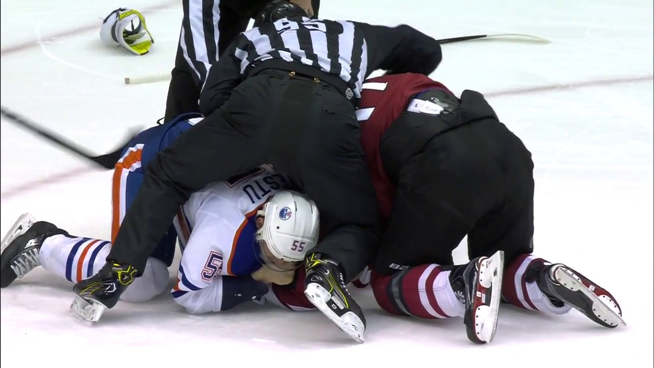 Tempers flare late in the Oilers & Coyotes game