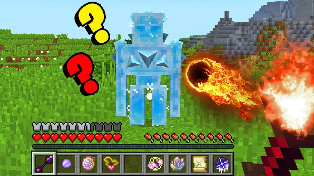 JEG ER EN TROLDMAND OG SKYDER MED ILDKUGLER!? Minecraft Magic World #1