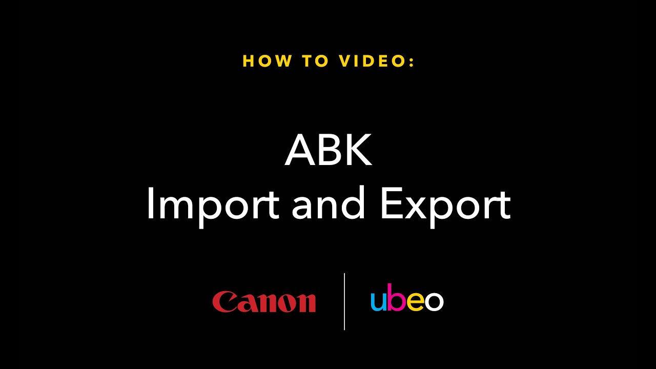 ABK import and export