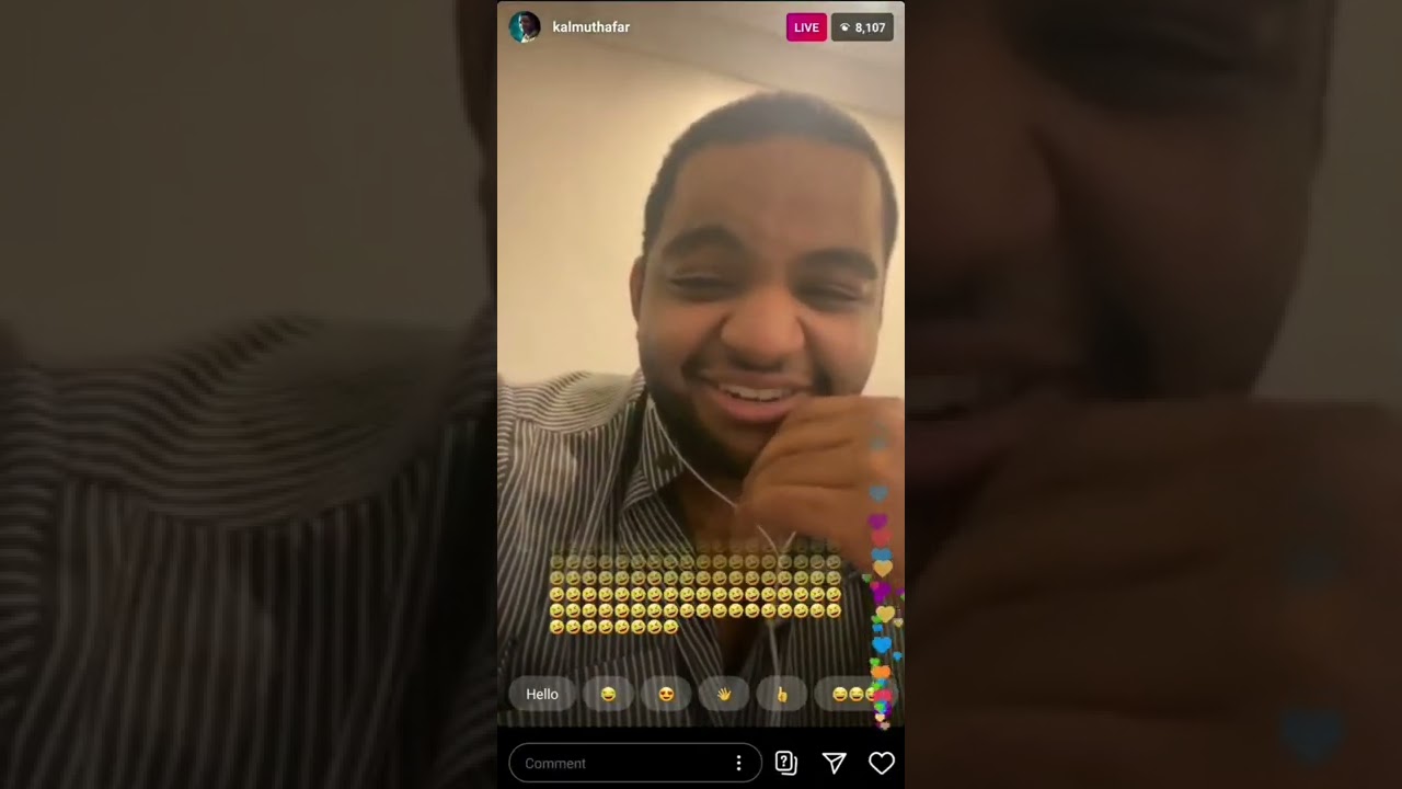 بث خالد المظفر وفرحان العلي قطعه قطات 😂😂 (التعليقات كلهم مشاهير)