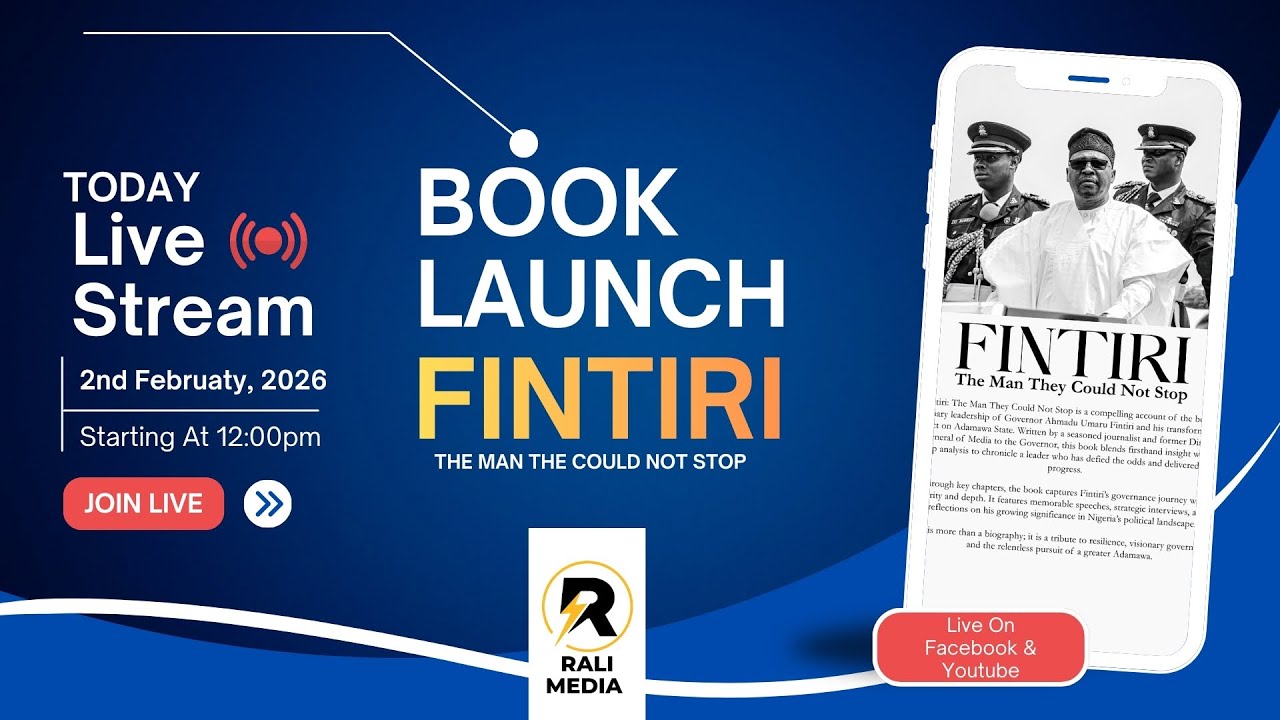 BOOK LAUNCH &ndash; LIVE STREAM (&ldquo;FINTIRI: The Man They Could Not Stop&rdquo; )