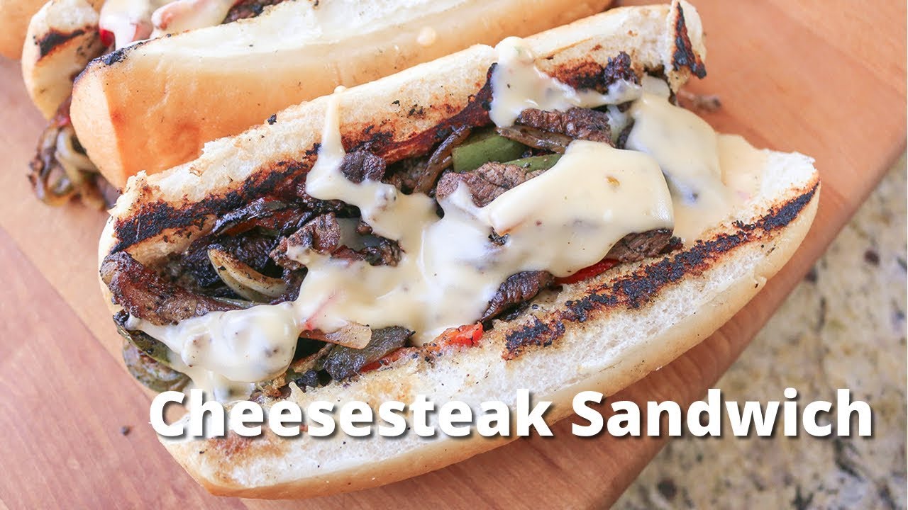 Cheesesteak Sandwich Recipe | Grilled Cheese Steak on PK Grill