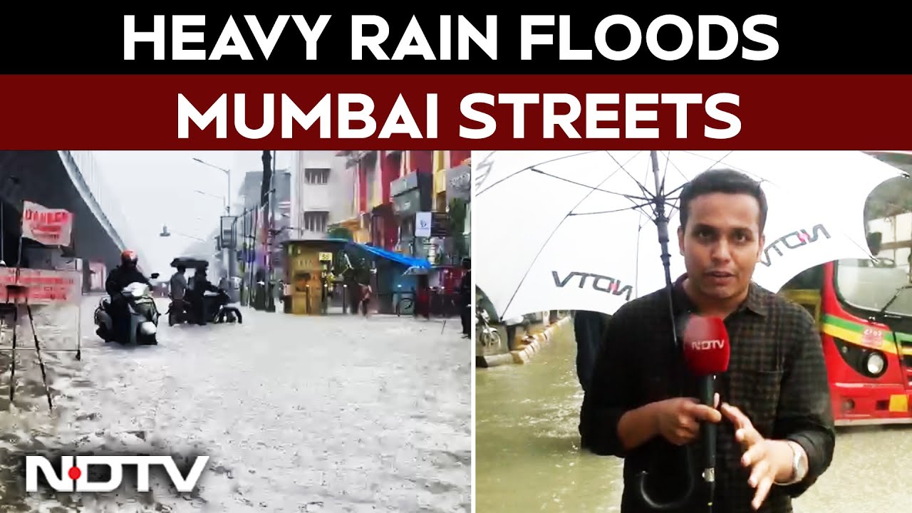 Mumbai Rain | Heavy Rains In Mumbai For 3rd Day, IMD Issues Red Alert