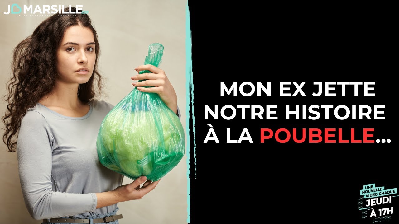 Avec la rupture amoureuse mon ex jette toute notre histoire d'amour à la poubelle