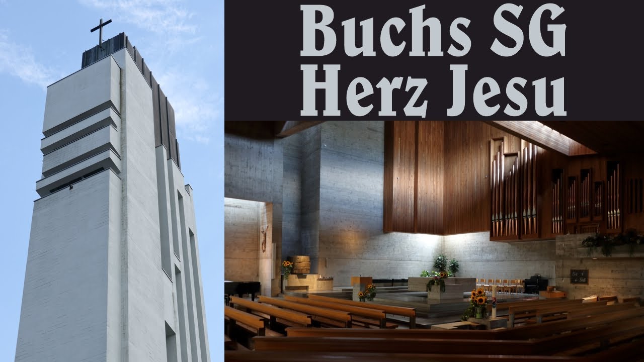 CH - BUCHS (SG), Pfarrkirche Herz Jesu - Vollgeläut