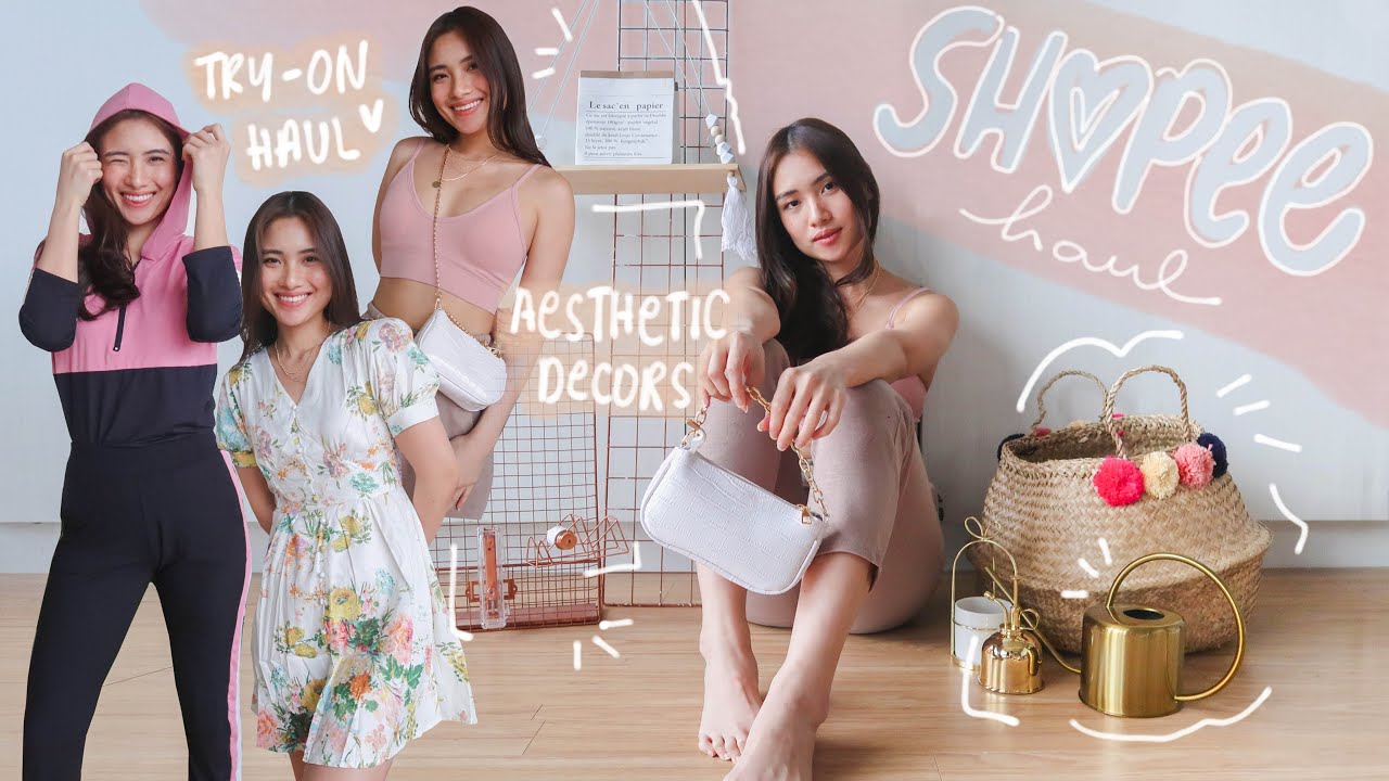Shoppe Haul! Try-On & Aesthetic Finds | Angel Yeo