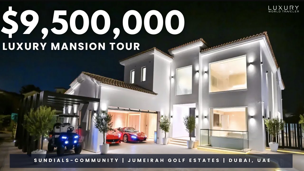 Tour a Brand-New Luxury Villa in Jumeirah Golf Estates | $9.53M Masterpiece