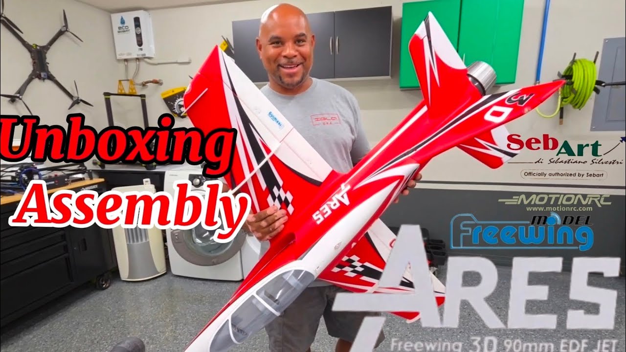 Freewing Ares 3D Red Ultra Performance 8S 90mm Unboxing/Assembly 