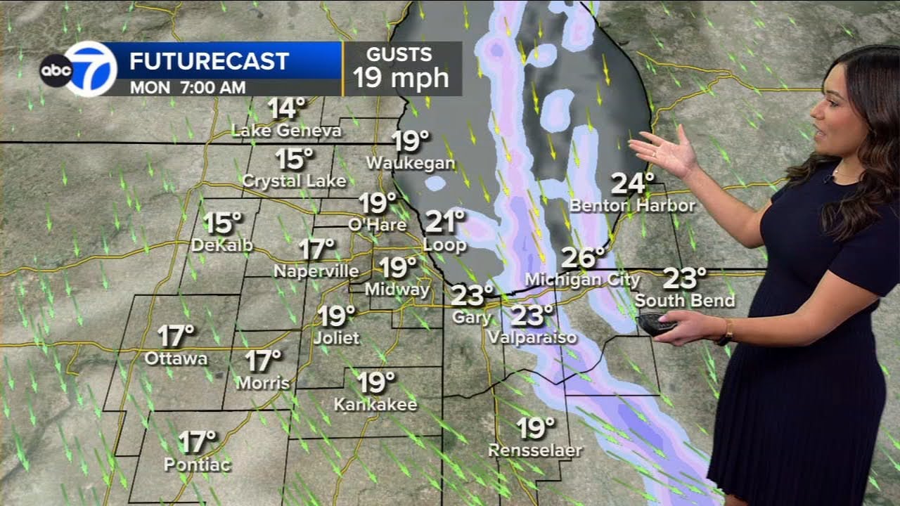 ABC7 AccuWeather Forecast Chicago: Monday, Feb. 23, 2026