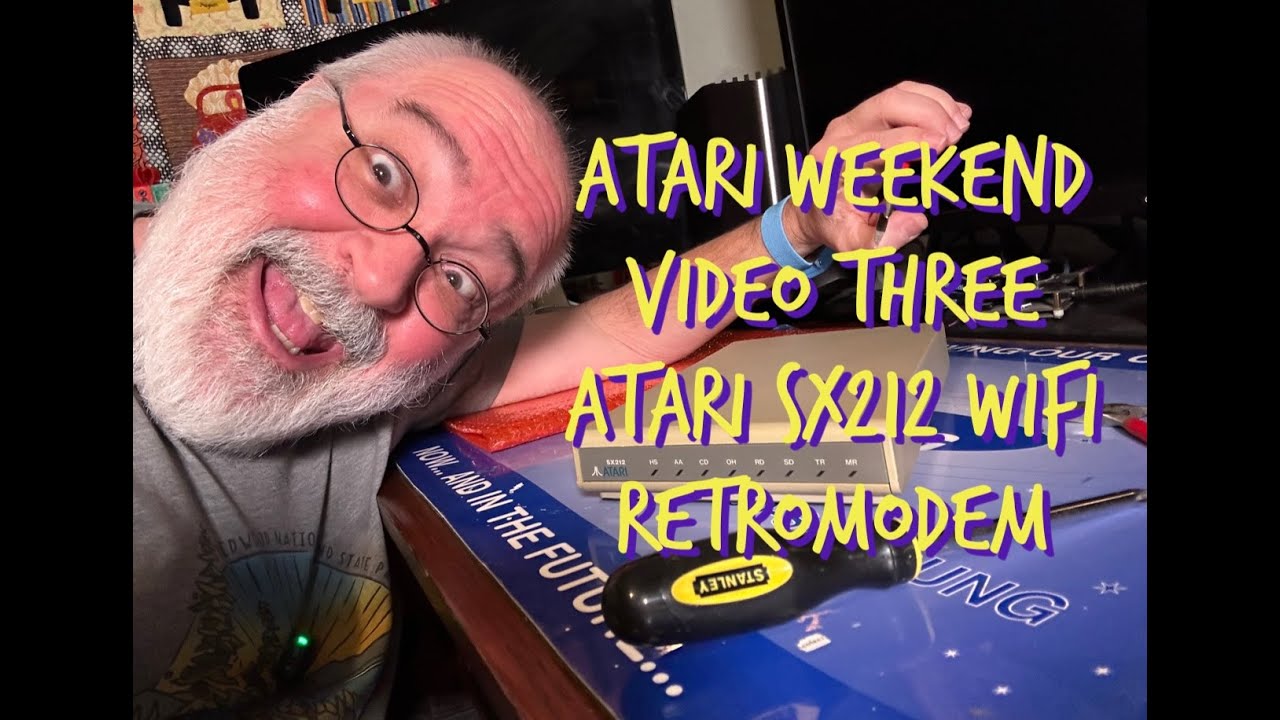 Видео Atari Weekend #3 - Пошаговая установка Wi-Fi-ретромодема Atari SX212 - Январь 2026 г. - Модем