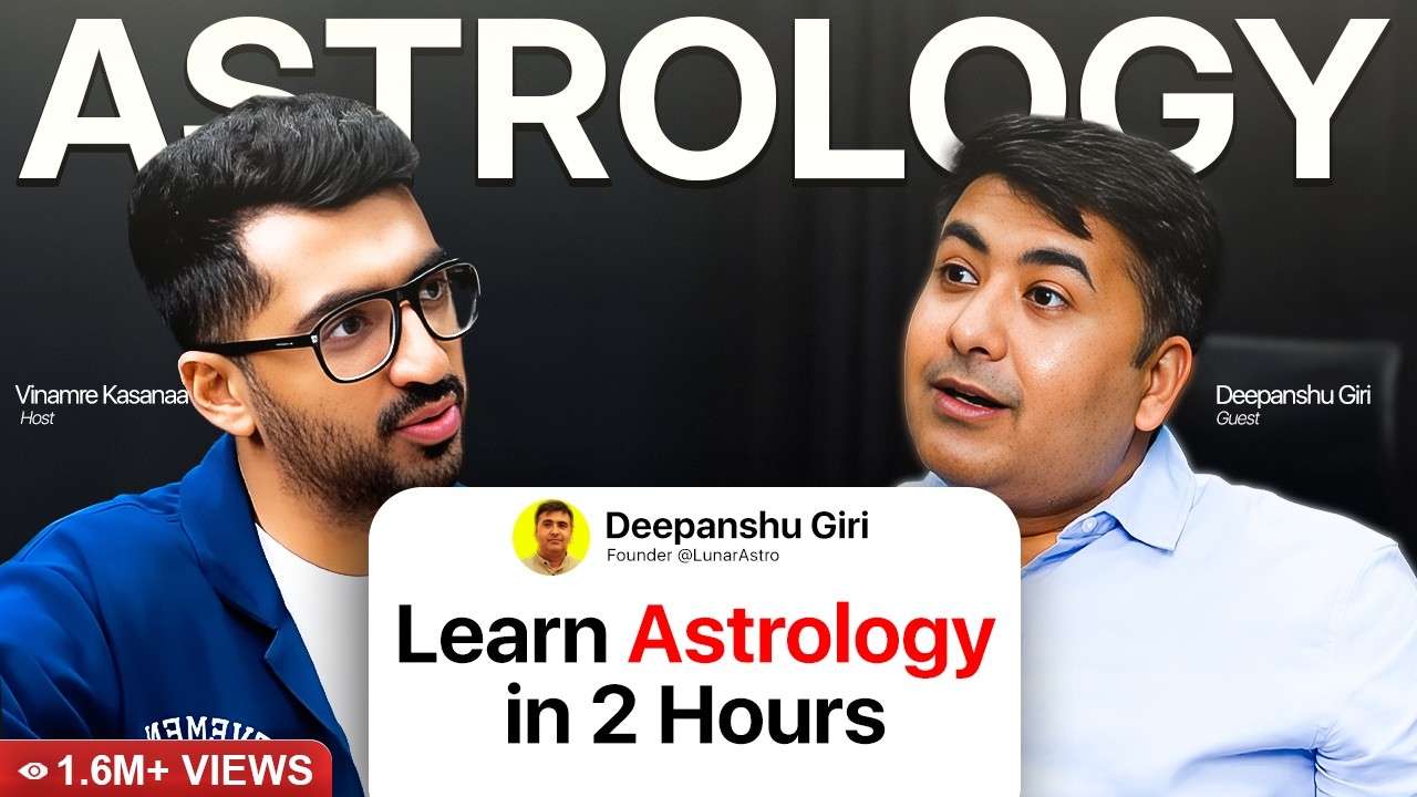 VEDIC ASTROLOGY: A Masterclass | Every INDIAN Should Master This | Dostcast w/@Lunar Astro - Learn Astrology